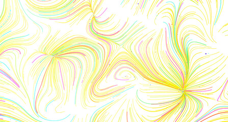 Aufkleber - Colorful abstract background with swirling lines. Perfect for website banners, presentations, and more.