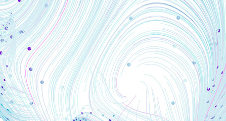 Aufkleber - Soft blue and white abstract background with swirling lines and dots. Perfect for websites, presentations, and more.