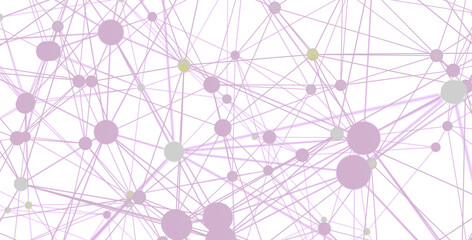Poster - Stock photo of a complex network visualization. Ideal for technology, AI, and connection concepts.