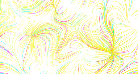 Aufkleber - Colorful abstract background with swirling lines and vibrant colors. Perfect for design projects.