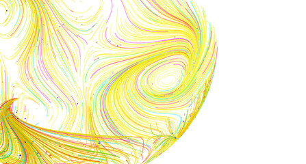 Aufkleber - Colorful abstract background with swirling lines and vibrant hues. Perfect for modern designs.