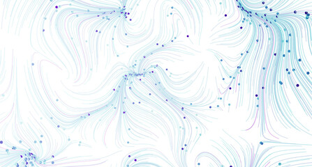 Aufkleber - Beautiful abstract background with swirling lines and scattered dots. Perfect for website banners, presentations, and mo