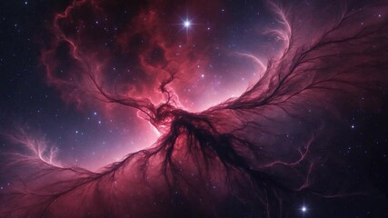 Wall Mural - simeis 147, also called sharpless2-240, is a massive supernova remnant in taurus captured with a hyd