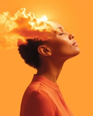 Poster - Mindful Metamorphosis Gen Z Mental Wellness Journey - Vibrant Neurological Transformation and Emotional Intelligence Visual Narrative