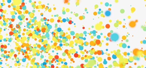 Aufkleber - Vibrant, playful background of colorful floating circles. Perfect for websites, presentations, and more!