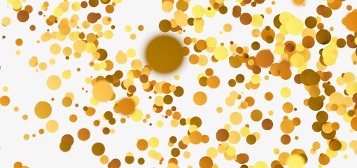 Fototapete - Abstract background with golden circles. Perfect for celebratory designs.