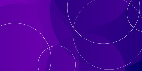 Leinwandbilder - Minimal geometric background. Purple elements with fluid gradient. Dynamic shapes composition. Eps10 vector