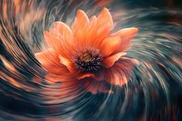 Poster - twist ripple flicker surreal bloom background