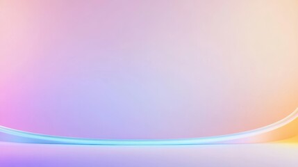 Aufkleber - Futuristic abstract design with gradient background, soft lighting, and minimal aesthetic - perfect for creative branding and promos.
