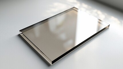 Poster - Transparent rectangular glass plate