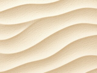 Poster - Gentle Waves of Fine Sand Gracefully Flowing in a Natural Desert Landscape Under Warm Soft Light