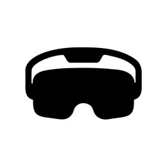 Poster - Virtual reality headset vr glasses augmented reality ar device gaming technology metaverse experience
