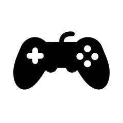 Poster - Game controller vector illustration for gaming console and pc games black and white design