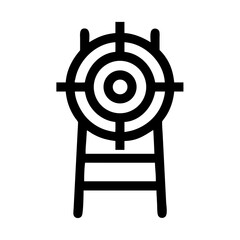 Poster - Target archery shooting range bullseye icon vector illustration design graphic element art