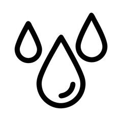 Poster - Water drops icon vector illustration, rain drops graphic, liquid droplets symbol, moisture sign vector