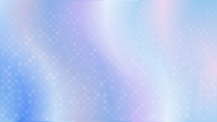 Fototapete - Pastel dreamy abstract background with soft gradient and bokeh light dots, gentle holographic texture with blur effect and copyspace, modern template for design and branding
