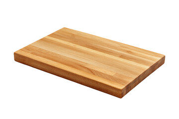 Wall Mural - clean wooden cutting board on a transparent background vector, perfect for food preparation and culi