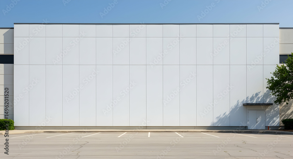 Blank wall, White wall, Building exterior, Blank White Wall of Modern ...