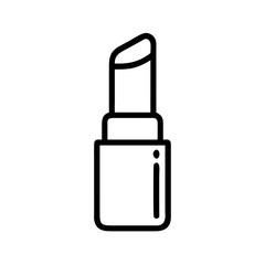 Poster - Simple graphic of a tube of cosmetic color with a cap and a minimalist design on a white background