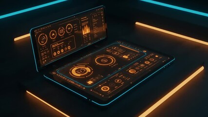 Futuristic interface display technology