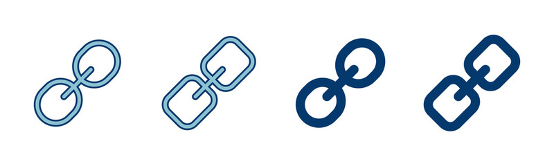 Poster - External link symbol icon vector. Link icon isolated on white background. Link vector icon. Hyperlink chain symbol