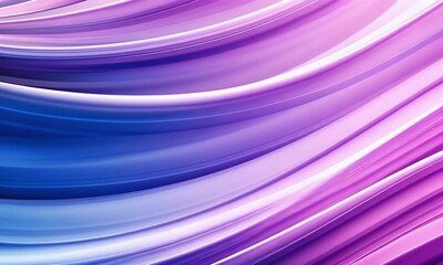 Fototapete - Abstract purple and blue background with smooth lines and curves, 