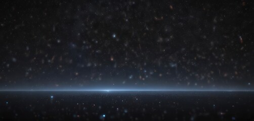 Wall Mural - Myriad stars glittering across an endless black expanse ,  ethereal,  glitter