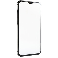 Poster - High quality smartphone isolated on a bright Transparent background showcasing a sleek design and modern features, Smartphone isolated on PNG background