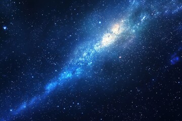 Wall Mural - stunning view of the milky way galaxy filled with stars and cosmic beauty in a starry night sky, cap