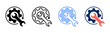 © oka - Optimization icon sheet multiple style collection