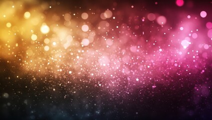 Wall Mural - Abstract bokeh background with warm and cool colors