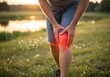 © zerostudio.id - Knee Pain Outdoor at Sunset