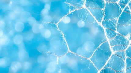 Spiderweb in Bokeh Backdrop