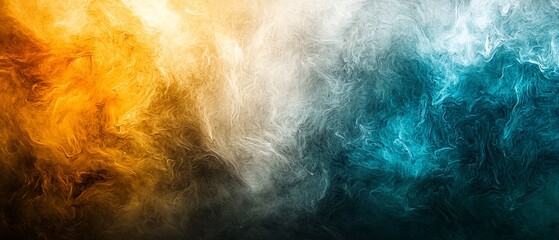 Poster - Abstract color blend with dynamic swirls, a harmonious gradient and artistic flow
