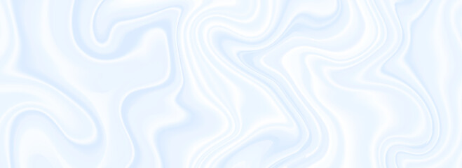 Poster - Light blue psychedelic lines texture. Abstract trippy marble effect background. Swirl wavy striped pattern for banner, poster, cover, floor print swatch. Vector pastel blue liquid fluid funky backdrop