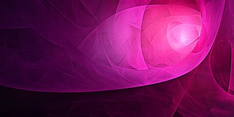 Poster - Abstract gradient color of pink, violet and magenta, flowing futuristic