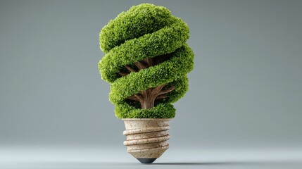 Poster - Potted tree symbolizing environmental impact and ai-modeled carbon tax redistribution forecasting for sustainability efforts