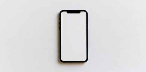 On a white background, a modern illustration depicts a carousel interface post on a social network, as seen in a smartphone mock-up with a mobile application on the screen of a realistic phone