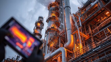 Poster - Thermal Inspection of Pipes in an Oil Refinery with Equipment