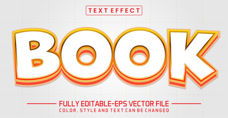Poster - Book font Text effect editable