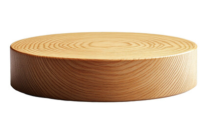 [Transparent Background PNG]Wooden Round Cutting Board Display