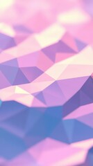 Leinwandbilder - Colorful polygonal surface creates a mesmerizing abstract pattern in soft pastels and geometric shapes