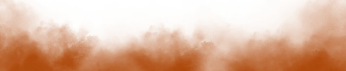 Wall Mural - png fog texture isolated on transparent background, beautiful swirling orange color smoke, special e