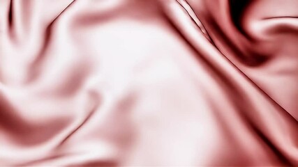 Aufkleber - Rose Gold Silk Fabric Flowing in Gentle Motion, Abstract Background Texture