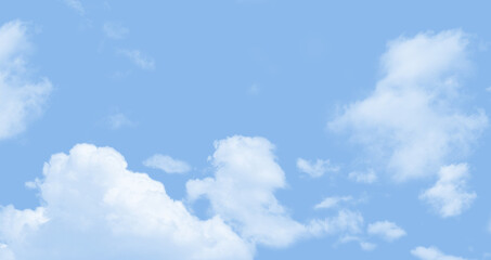Wall Mural - sky blue,cloud background,horizon summer clear sky bright sunlight over beach,image nature landscape