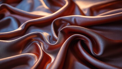 Poster - Brown fabric serving as texture