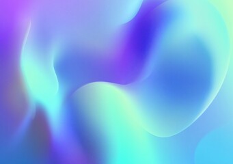 Aufkleber - Abstract background with flowing shapes creating a smooth and colorful design with pastel tones