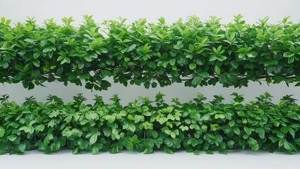 Wall Mural - clipping path included for isolated bush tree on white background