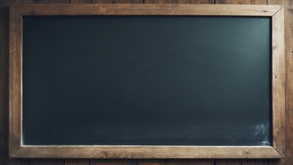 Poster - genuine grunge blackboard template with a bordered frame