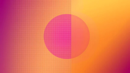 Poster - Abstract gradient background with geometric circle design